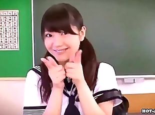 Japanese Girls entice beautifull teacher at school.avi